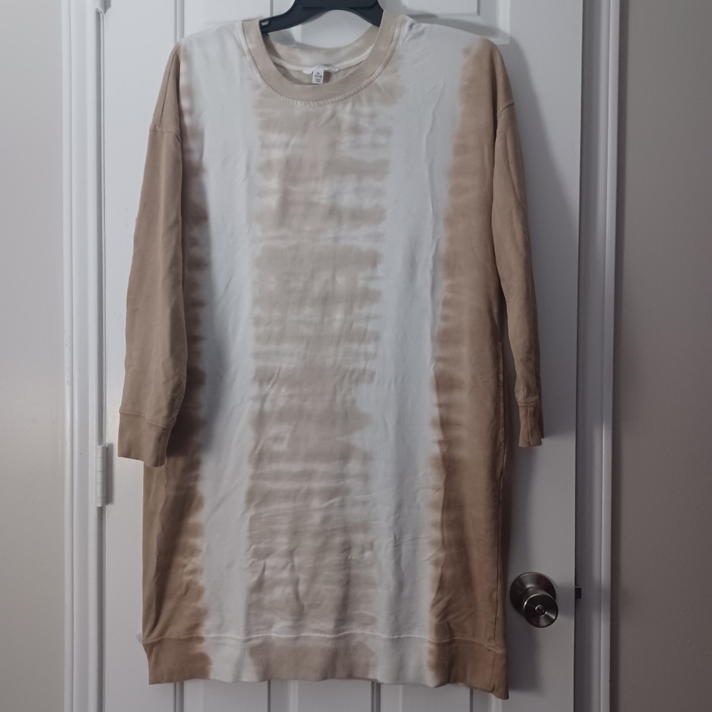 Time And Tru Tie Dye Sweatshirt Dress Sz XL $10/4.99 Shipping